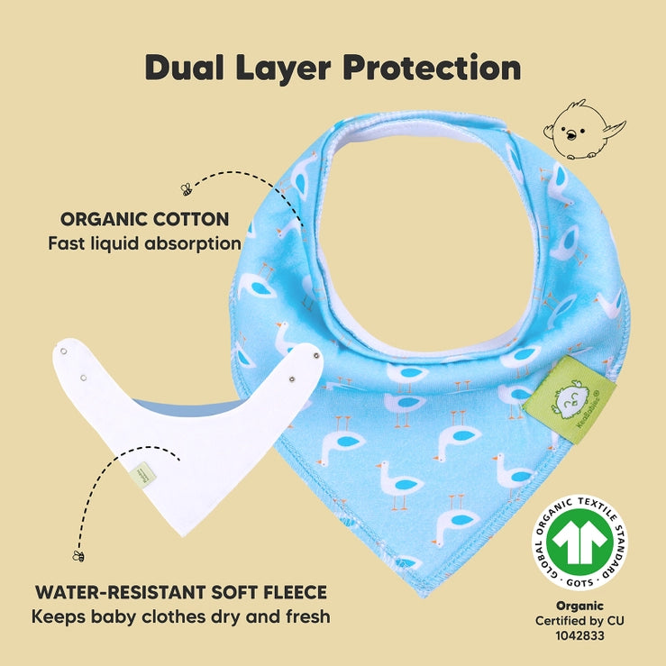 8-pack Baby Bandana Bibs For Boys and Girls