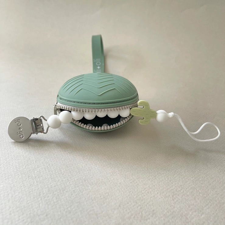 Pacifier Holder Case (Army Green)