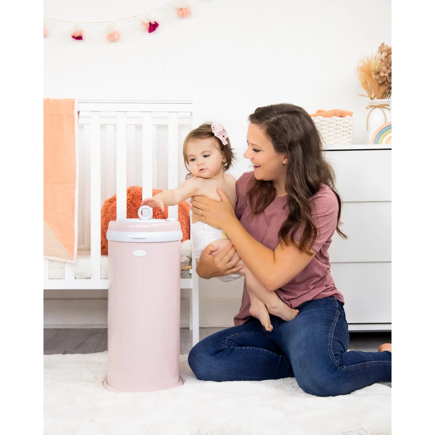 Blush Diaper Pail