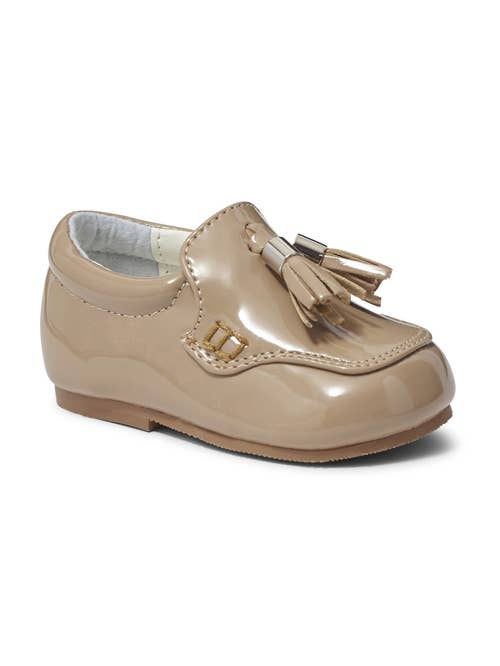 Boys patent shoes with Tassel Jamie