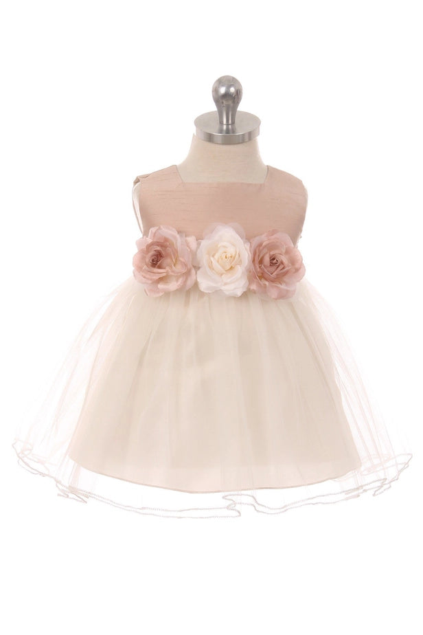 Satin Tulle Baby Dress