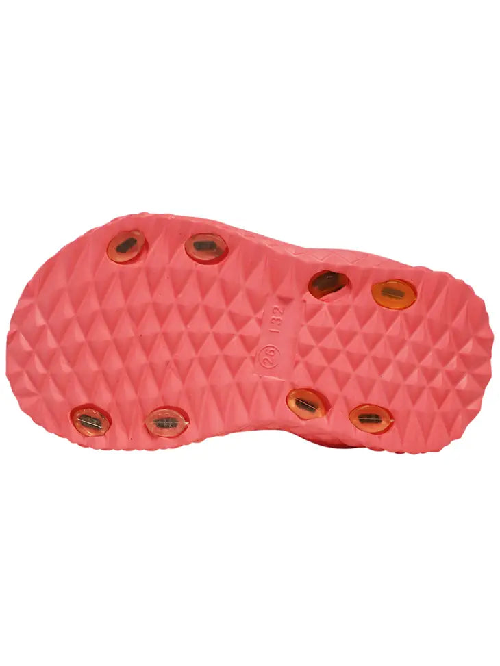 Norty - Toddler Youth Boys and Girls Adjustable Strap Sport Sandal 41832 - Black/Fuchsia