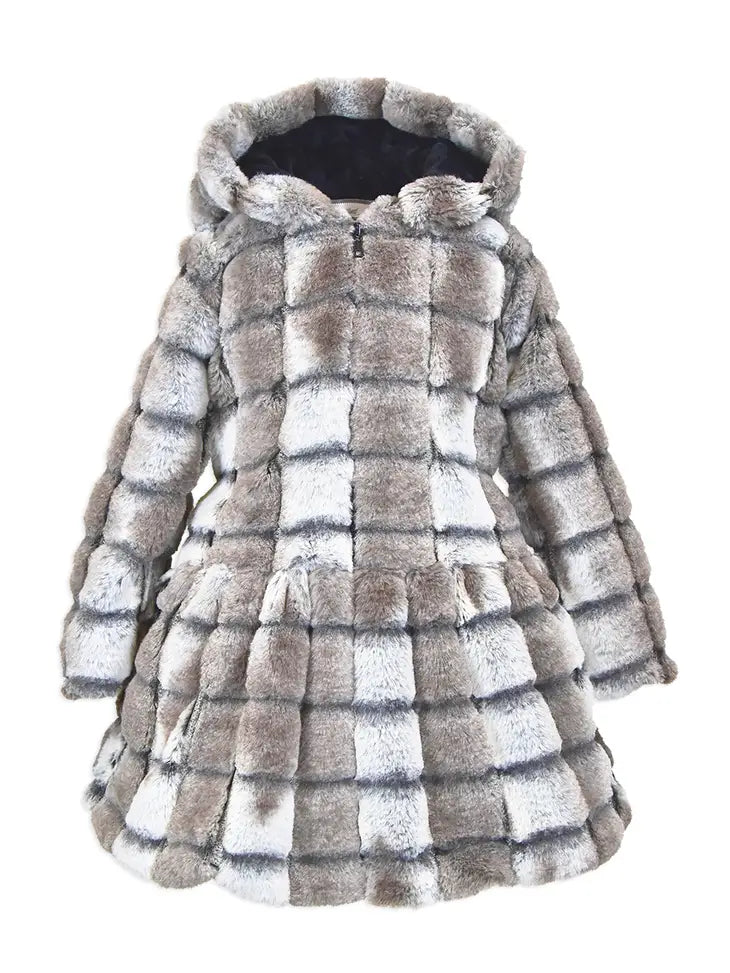 Hooded Zip Front Coat
