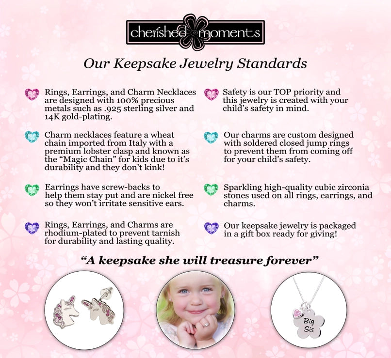 14K Gold-Plated Ball Stud Earrings For Baby & Kids
