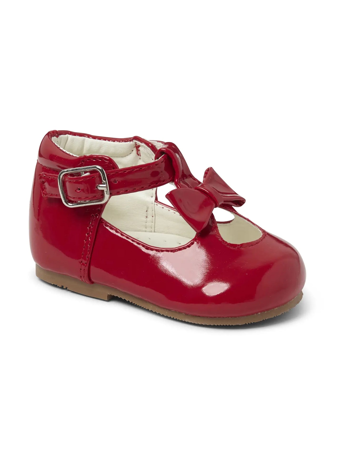 Girls T-Bar Patent Shoes 21201