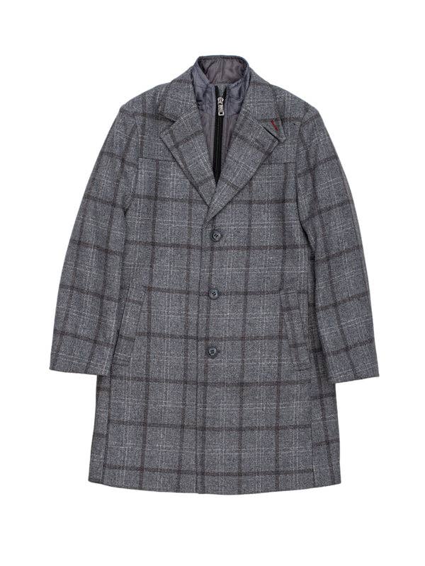 LONG BOYS COAT