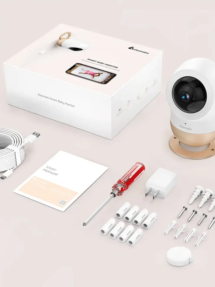 Ebemate 1080HD Indoor Wi-Fi Smart Video Baby Monitor-U1PLUS