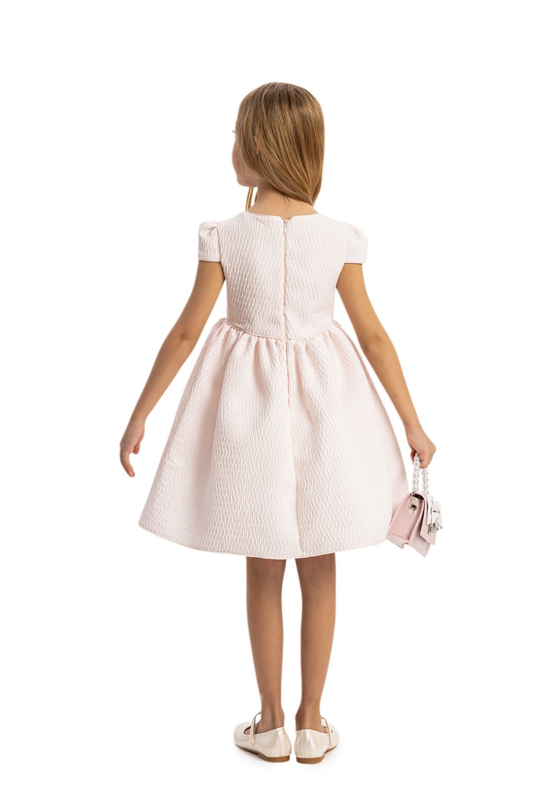 Light pink dress and jacket set