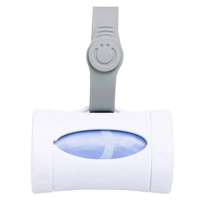 Gray Retractable Bag Dispenser