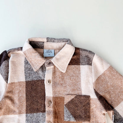 Flannel - Acorn - Boys Shirt
