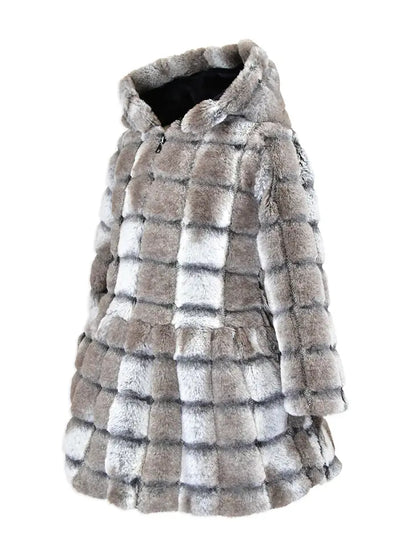Hooded Zip Front Coat