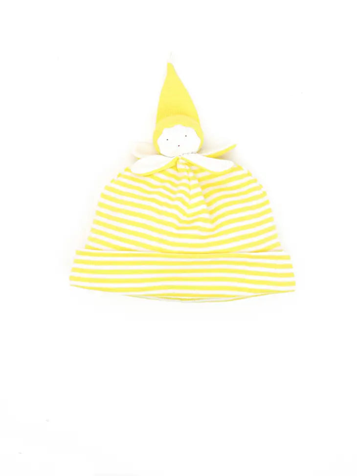 Organic Baby Banana Stripe Beanie