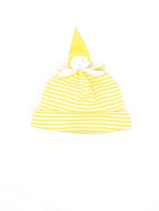 Organic Baby Banana Stripe Beanie
