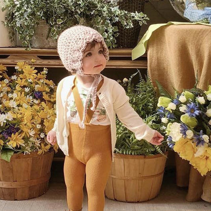 Milan Pastel Baby Button Cardigan Sweater (Organic Cotton)