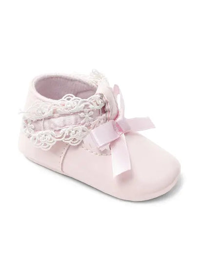 Baby Girl soft sole pram shoes - Valentina