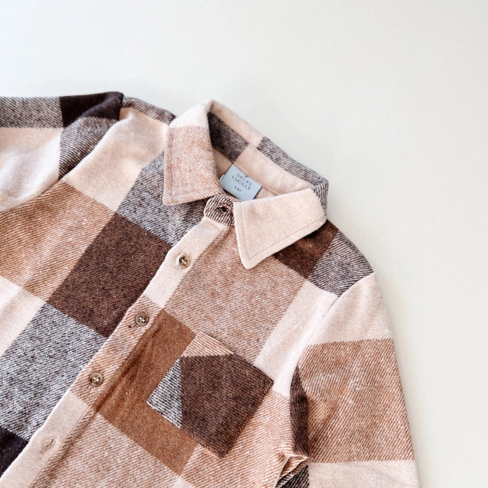 Flannel - Acorn - Boys Shirt