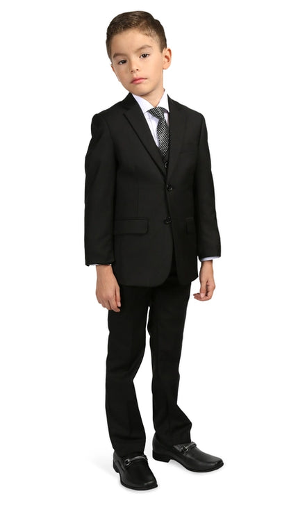 Ferrecci Boys Jax Jr 5pc Suit Set Black
