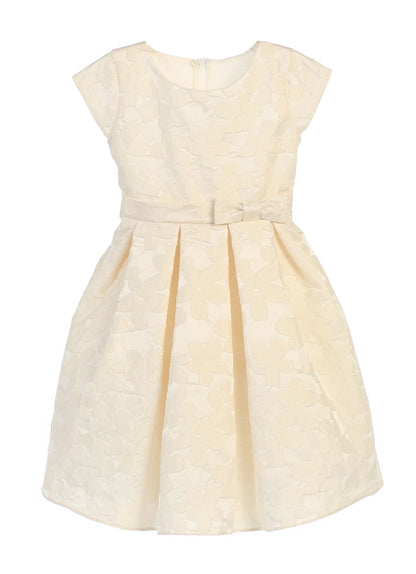 Daisy Jacquard with Pleats