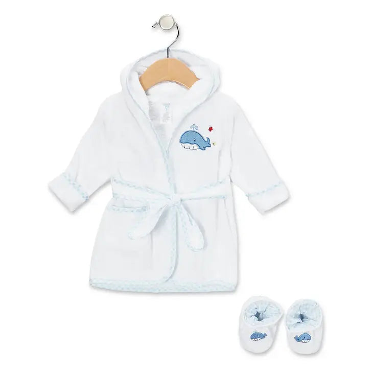 Terry Bathrobe with Booties