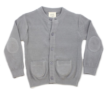 Baby Classic Side Rib Cardigan Sweater Knit (Organic Cotton)