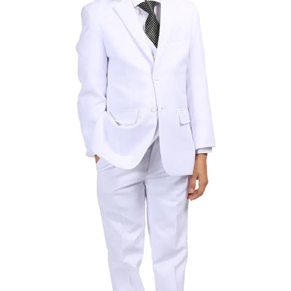 Ferrecci Boys Jax Jr 5pc Suit Set White