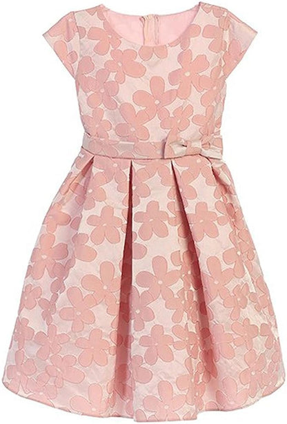 Daisy Jacquard with Pleats