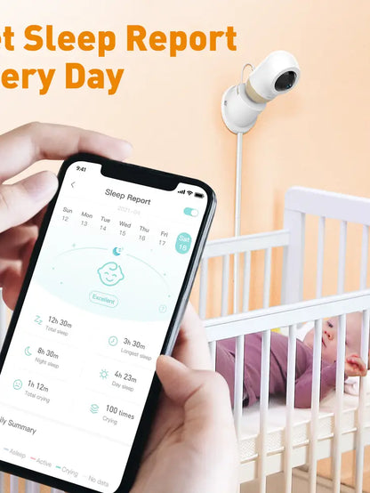 Ebemate 2.5K UHD Wireless Indoor Smart Baby Monitor - U2