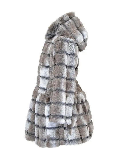 Hooded Zip Front Coat