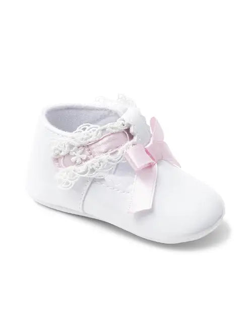 Baby Girl soft sole pram shoes - Valentina