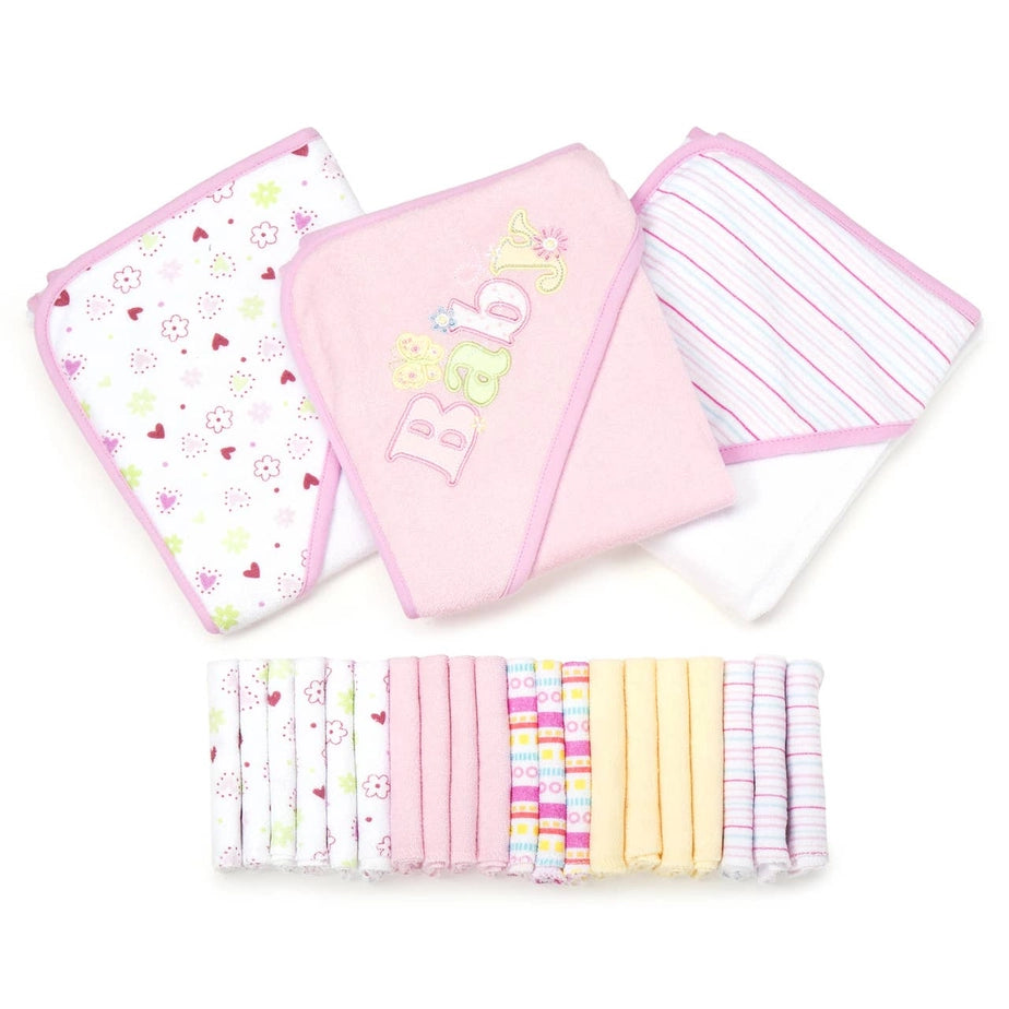 23 Piece Bath Giftset - Pink Towel