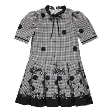 Black  and white dress
