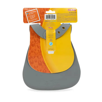 3-D Silicone Bibs with Scoop