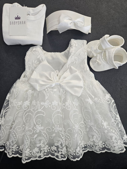 Christening dress by Pugi Baby