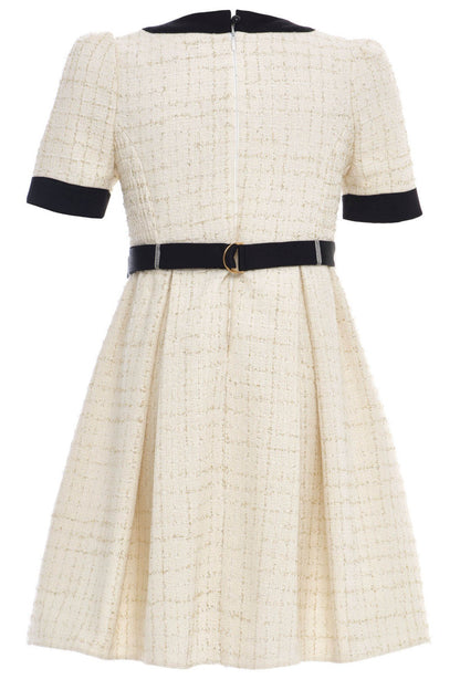 Classic Elegance Girls’ Dress &amp; Jacket Set
