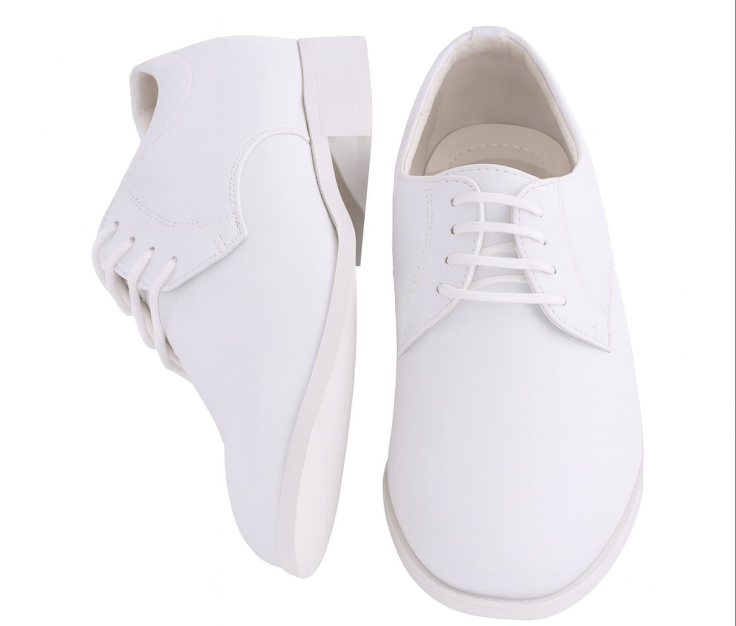 Matte Leather Lace Up