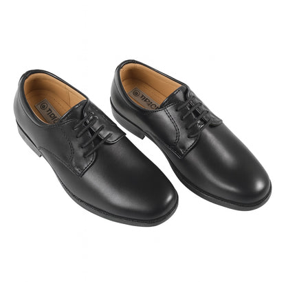 Matte Leather Lace Up