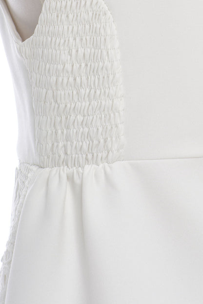Ivory Elegance Girls’ Two-Piece Set