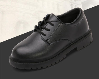 Unisex Classic Lace-Up Oxford Uniform School Dress Shoes