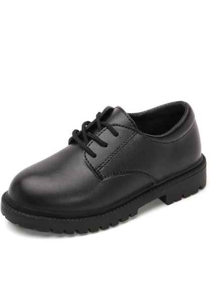 Unisex Classic Lace-Up Oxford Uniform School Dress Shoes