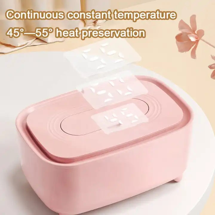 Portable travel electric modern wipe warmer dispenser wipe heater baby wet wipes warmers