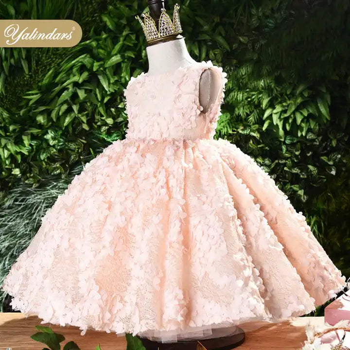 Super Soft New Product Hot Style Princess Birthday Floral Cute Newborn Baby Girl Summer