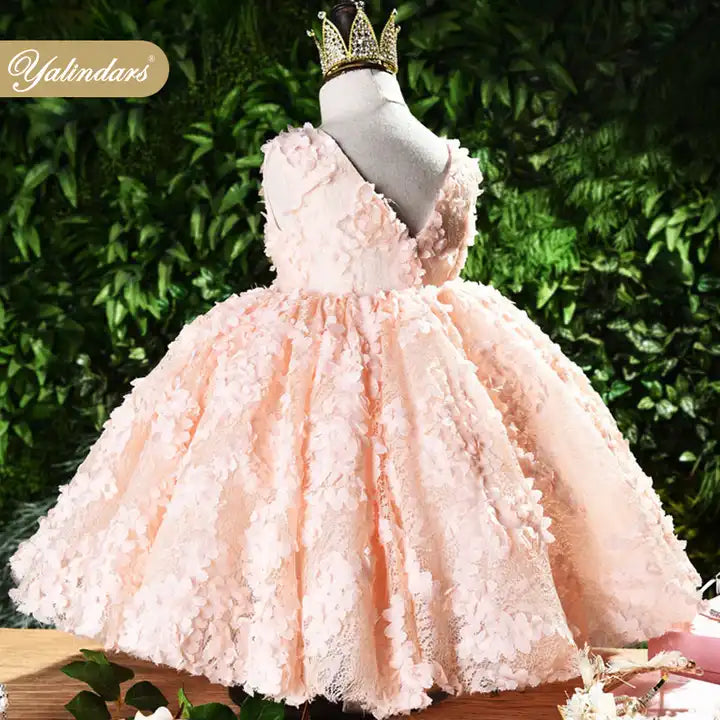 Super Soft New Product Hot Style Princess Birthday Floral Cute Newborn Baby Girl Summer