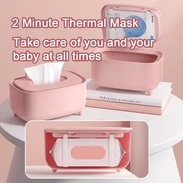 Portable travel electric modern wipe warmer dispenser wipe heater baby wet wipes warmers