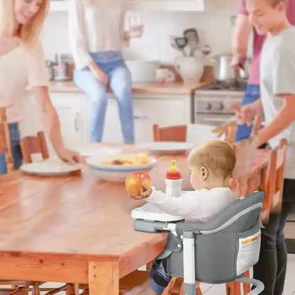 For 6-24 months 3 in 1 Floor Seat For Baby Sit Up, Hook On Chair For Table, Feeding Seat High Chair