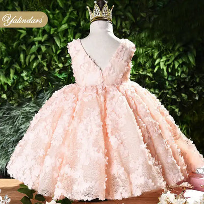 Super Soft New Product Hot Style Princess Birthday Floral Cute Newborn Baby Girl Summer