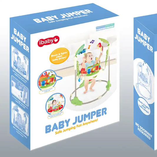 Children Walker Portable Baby Swing Chair Can Be Rotated Plastic Baby Bouncer Chair Electric Musical Baby Fitness Jump Chair