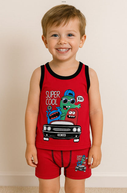 SUPER COOL Boys’ Tank & Boxer Set