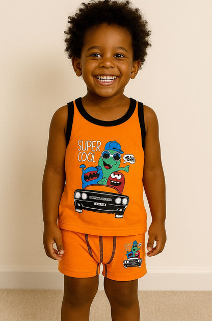 SUPER COOL Boys’ Tank & Boxer Set