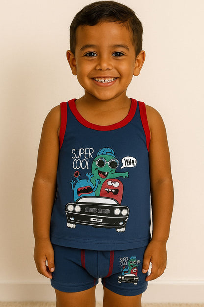 SUPER COOL Boys’ Tank & Boxer Set