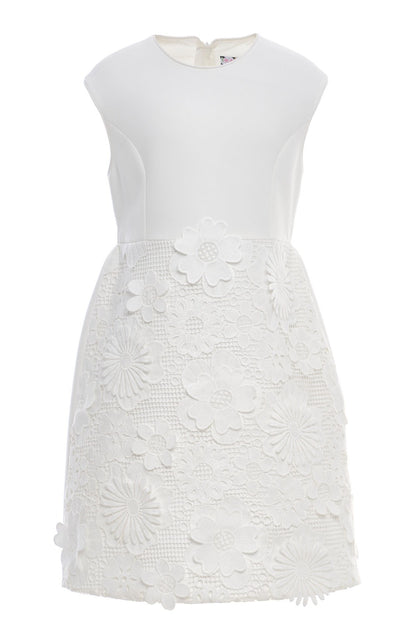Ivory Elegance Girls’ Two-Piece Set